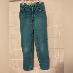 Vintage turquoise white tab Levi’s